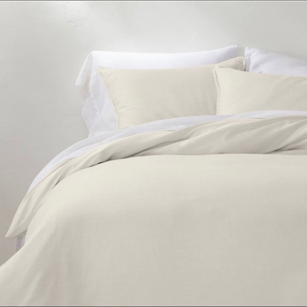 Casaluna Brand King Duvet Cover- Natural
